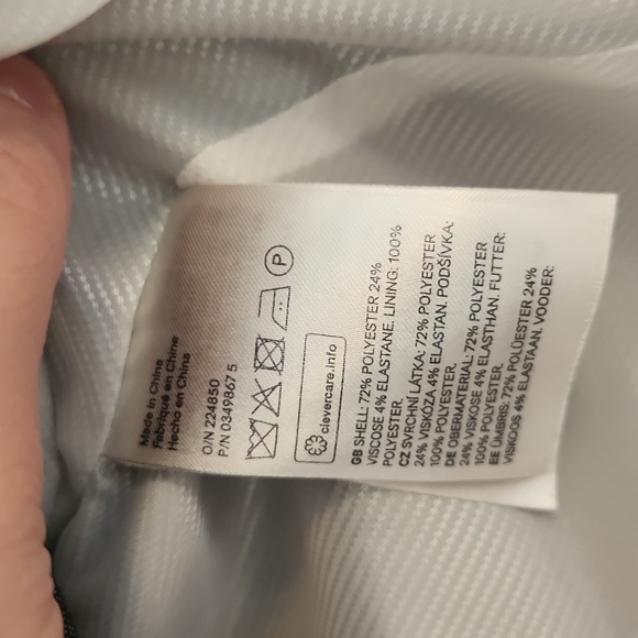 H&M charcoal gray blazer, women's 4 - Picture 4 of 4